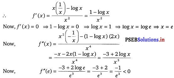 PSEB 12th Class Maths Solutions Chapter 6 Application of Derivatives Miscellaneous Exercise 1