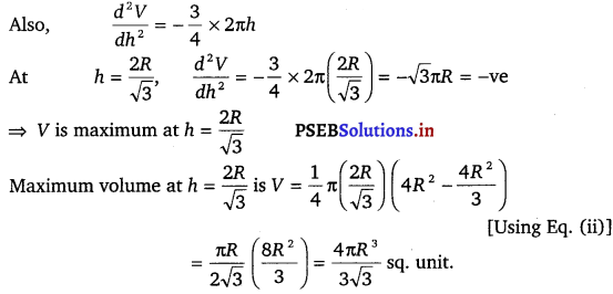 PSEB 12th Class Maths Solutions Chapter 6 Application of Derivatives Miscellaneous Exercise 14