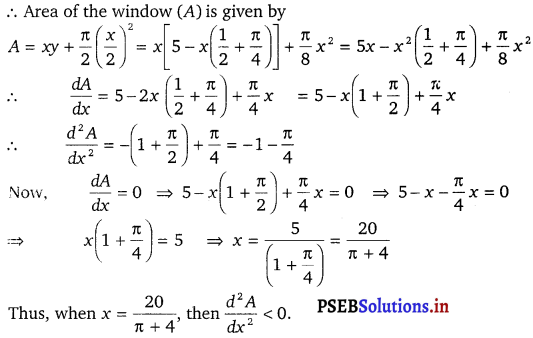 PSEB 12th Class Maths Solutions Chapter 6 Application of Derivatives Miscellaneous Exercise 8