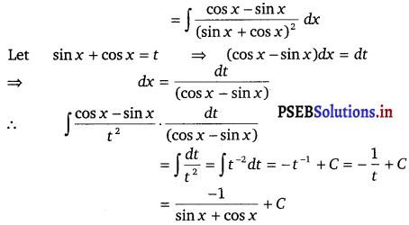 PSEB 12th Class Maths Solutions Chapter 7 Integrals Ex 7.3 4