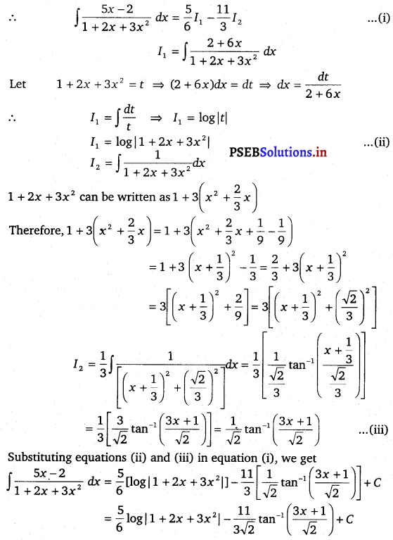 PSEB 12th Class Maths Solutions Chapter 7 Integrals Ex 7.4 17