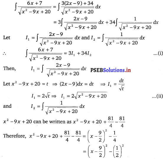 PSEB 12th Class Maths Solutions Chapter 7 Integrals Ex 7.4 18