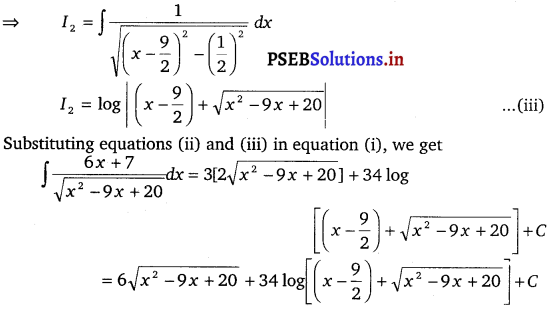 PSEB 12th Class Maths Solutions Chapter 7 Integrals Ex 7.4 19