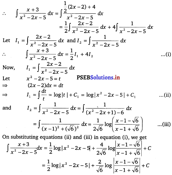 PSEB 12th Class Maths Solutions Chapter 7 Integrals Ex 7.4 22