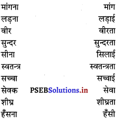 PSEB 6th Class Hindi Grammar प्रयोगात्मक व्याकरण (2nd Language) 26
