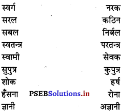 PSEB 6th Class Hindi Grammar प्रयोगात्मक व्याकरण (2nd Language) 36