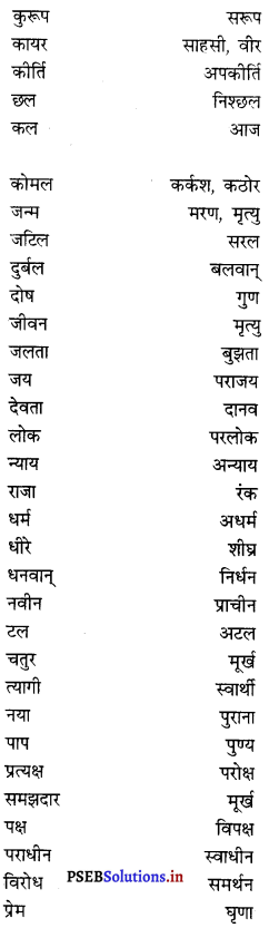 PSEB 8th Class Hindi Vyakaran व्यावहारिक व्याकरण (2nd Language) 32
