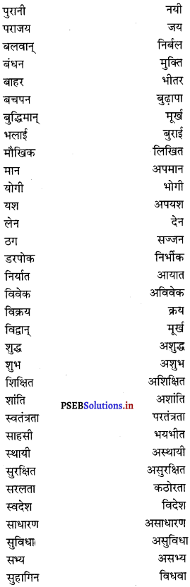 PSEB 8th Class Hindi Vyakaran व्यावहारिक व्याकरण (2nd Language) 33
