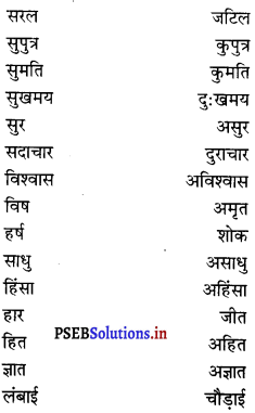 PSEB 8th Class Hindi Vyakaran व्यावहारिक व्याकरण (2nd Language) 36