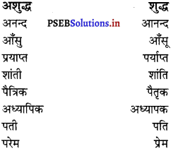 PSEB 8th Class Hindi Vyakaran व्यावहारिक व्याकरण (2nd Language) 40