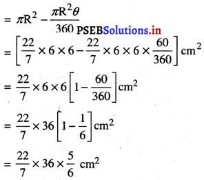 PSEB 10th Class Maths Solutions Chapter 12 ਚੱਕਰ ਨਾਲ ਸੰਬੰਧਿਤ ਖੇਤਰਫਲ Ex 12.3 6