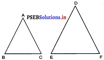 PSEB 10th Class Maths Solutions Chapter 6 ਤ੍ਰਿਭੁਜ Ex 6.4 1