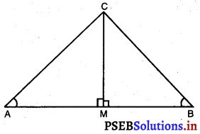 PSEB 10th Class Maths Solutions Chapter 8 ਤਿਕੋਣਮਿਤੀ ਬਾਰੇ ਜਾਣ ਪਛਾਣ Ex 8.1 10