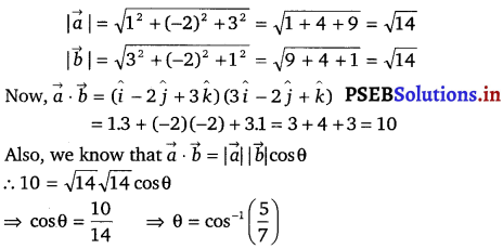 PSEB 12th Class Maths Solutions Chapter 10 Vector Algebra Ex 10.3 1