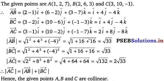 PSEB 12th Class Maths Solutions Chapter 10 Vector Algebra Ex 10.3 14