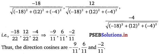 PSEB 12th Class Maths Solutions Chapter 11 Three Dimensional Geometry Ex 11.1 1