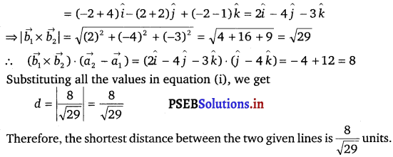 PSEB 12th Class Maths Solutions Chapter 11 Three Dimensional Geometry Ex 11.2 12