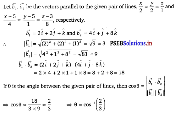 PSEB 12th Class Maths Solutions Chapter 11 Three Dimensional Geometry Ex 11.2 6
