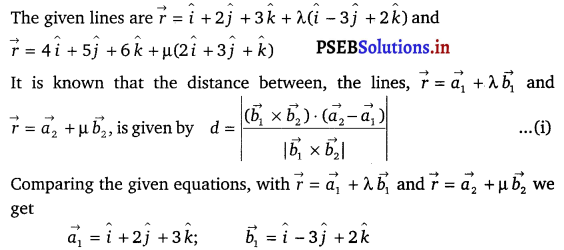 PSEB 12th Class Maths Solutions Chapter 11 Three Dimensional Geometry Ex 11.2 9