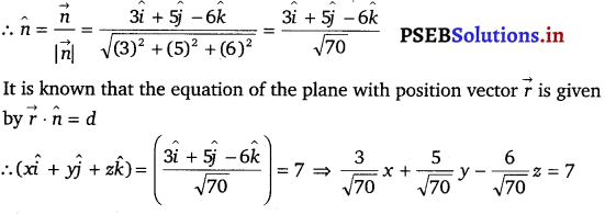 PSEB 12th Class Maths Solutions Chapter 11 Three Dimensional Geometry Ex 11.3 1