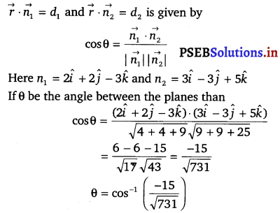 PSEB 12th Class Maths Solutions Chapter 11 Three Dimensional Geometry Ex 11.3 2