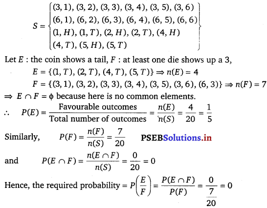 PSEB 12th Class Maths Solutions Chapter 13 Probability Ex 13.1 10