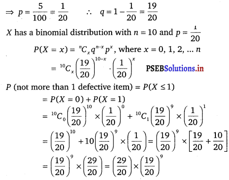 PSEB 12th Class Maths Solutions Chapter 13 Probability Ex 13.5 3