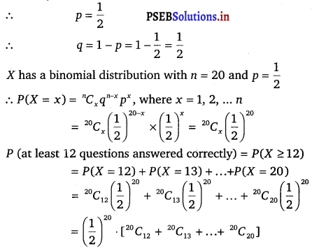 PSEB 12th Class Maths Solutions Chapter 13 Probability Ex 13.5 6