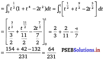 PSEB 12th Class Maths Solutions Chapter 7 Integrals Ex 7.10 1