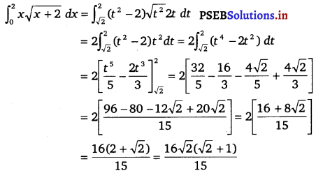 PSEB 12th Class Maths Solutions Chapter 7 Integrals Ex 7.10 3