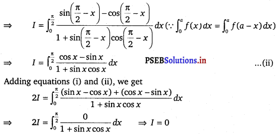 PSEB 12th Class Maths Solutions Chapter 7 Integrals Ex 7.11 10