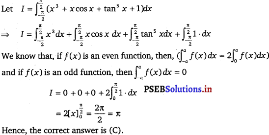 PSEB 12th Class Maths Solutions Chapter 7 Integrals Ex 7.11 12
