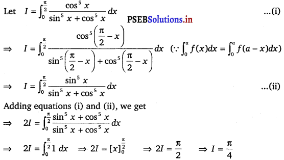 PSEB 12th Class Maths Solutions Chapter 7 Integrals Ex 7.11 4