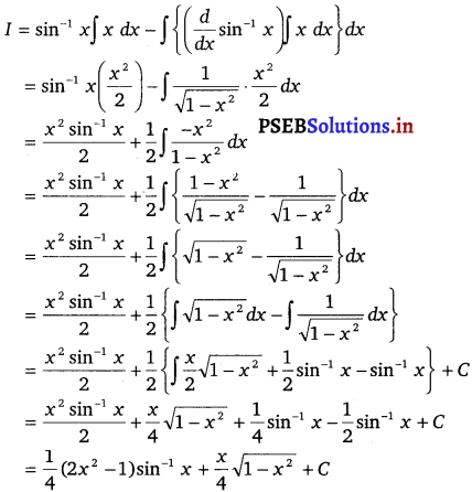 PSEB 12th Class Maths Solutions Chapter 7 Integrals Ex 7.6 5
