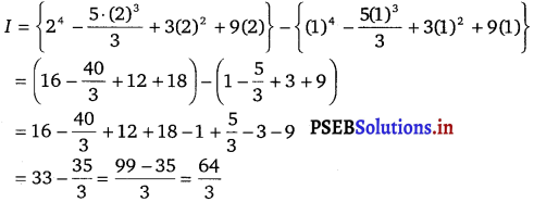 PSEB 12th Class Maths Solutions Chapter 7 Integrals Ex 7.9 1