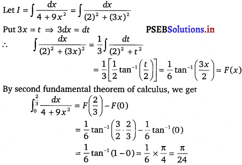 PSEB 12th Class Maths Solutions Chapter 7 Integrals Ex 7.9 9