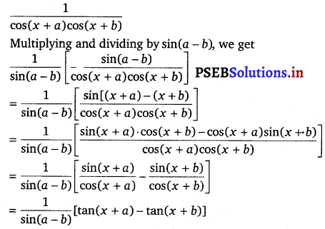 PSEB 12th Class Maths Solutions Chapter 7 Integrals Miscellaneous Exercise 10