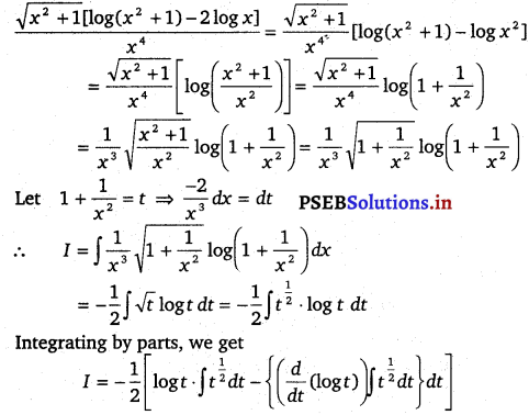 PSEB 12th Class Maths Solutions Chapter 7 Integrals Miscellaneous Exercise 20