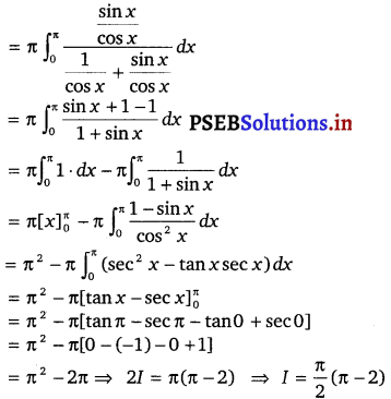 PSEB 12th Class Maths Solutions Chapter 7 Integrals Miscellaneous Exercise 29