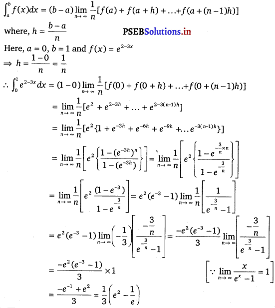 PSEB 12th Class Maths Solutions Chapter 7 Integrals Miscellaneous Exercise 34