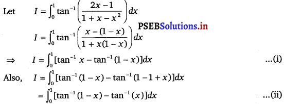 PSEB 12th Class Maths Solutions Chapter 7 Integrals Miscellaneous Exercise 36