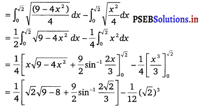 PSEB 12th Class Maths Solutions Chapter 8 Application of Integrals Ex 8.2 2