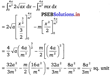 PSEB 12th Class Maths Solutions Chapter 8 Application of Integrals Miscellaneous Exercise 10