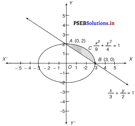PSEB 12th Class Maths Solutions Chapter 8 Application of Integrals Miscellaneous Exercise 12