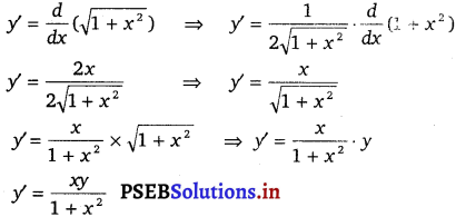 PSEB 12th Class Maths Solutions Chapter 9 Differential Equations Ex 9.2 1