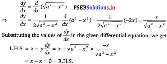 PSEB 12th Class Maths Solutions Chapter 9 Differential Equations Ex 9.2 3