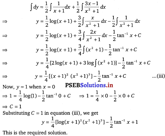 PSEB 12th Class Maths Solutions Chapter 9 Differential Equations Ex 9.4 5