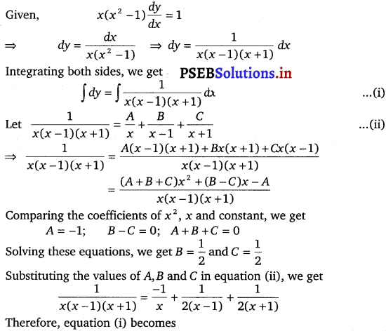 PSEB 12th Class Maths Solutions Chapter 9 Differential Equations Ex 9.4 6
