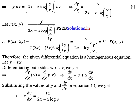 PSEB 12th Class Maths Solutions Chapter 9 Differential Equations Ex 9.5 13