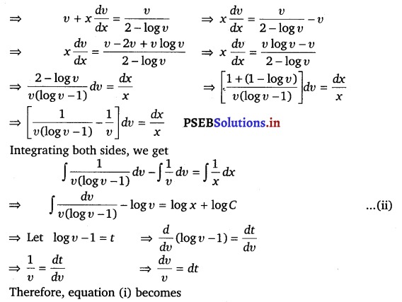 PSEB 12th Class Maths Solutions Chapter 9 Differential Equations Ex 9.5 14
